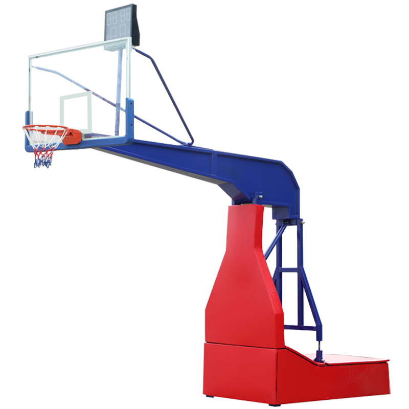 手动液压升降篮球架 成人标准比赛专用设计解析